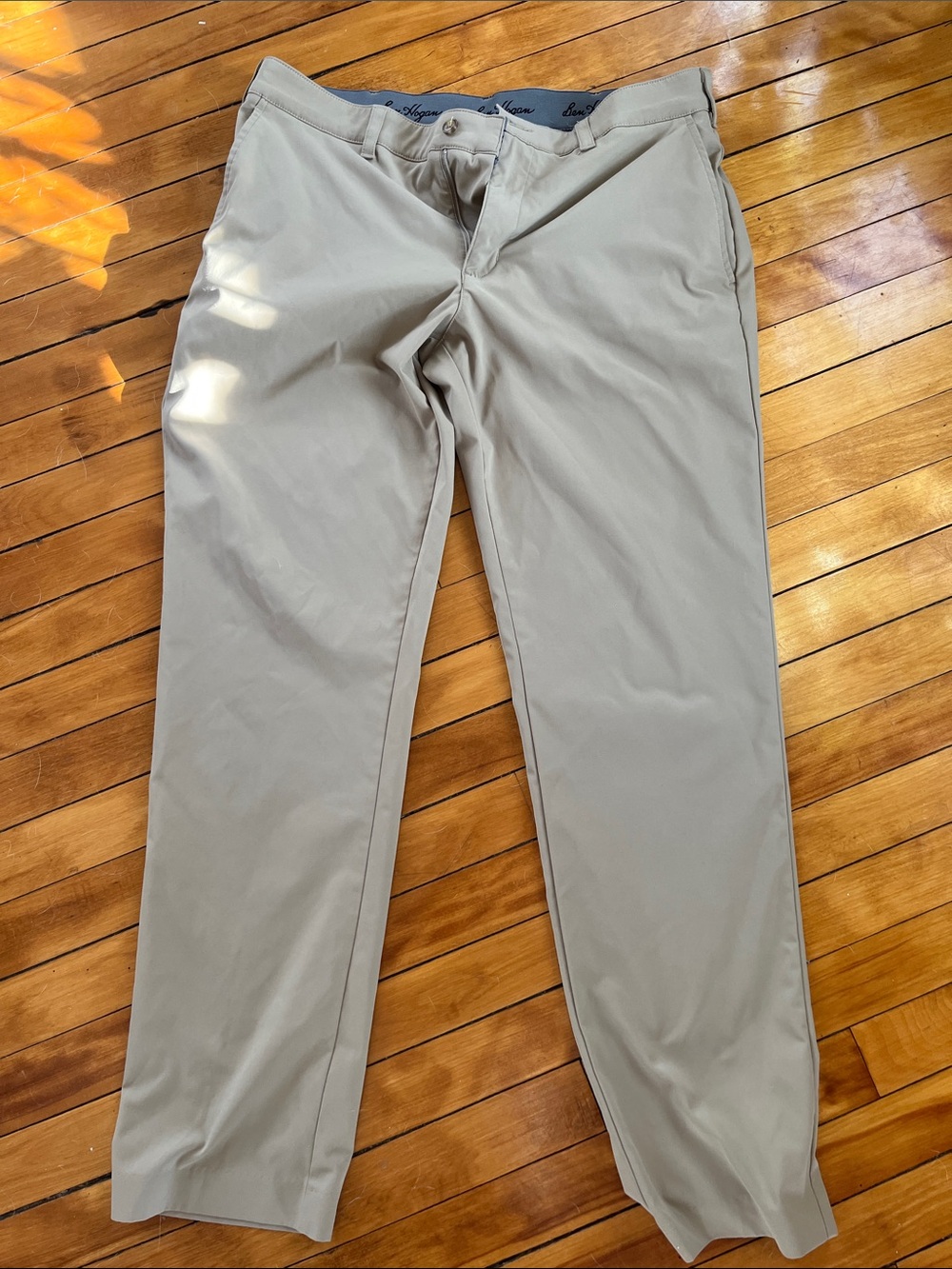 Ben Hogan Men's Beige Chino Pants